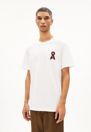 ARMEDANGELS AADONI A SIGNATURE T-Shirt Relaxed Fit made of Organic Cotton Weiß | QCRM-01847