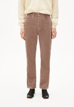 ARMEDANGELS AAIKALA CORDUROY Woven Pants made of Organic Cotton Mix Cinnamon Dust | SFDL-31724