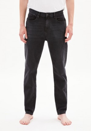 ARMEDANGELS AARJO TARPA Tapered Leg Mid Waist made of Organic Cotton Mix Schwarz | UBTC-24067