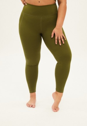 ARMEDANGELS AASANA LI Activewear Leggings made of Polyamide Mix (recycled) Avocado | CULD-91385