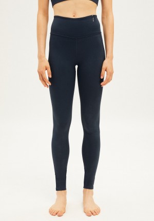 ARMEDANGELS AASANA LI Activewear Leggings made of Polyamide Mix (recycled) Indigo | JOLD-01978