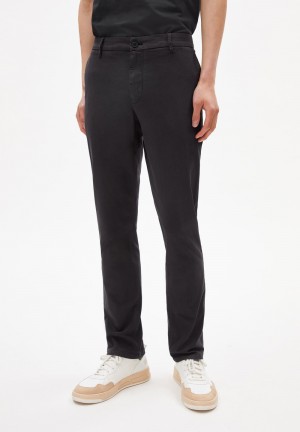 ARMEDANGELS AATHAN Chino Pants made of Organic Cotton Mix Graphite | MAQN-70839