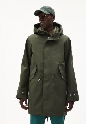 ARMEDANGELS ACAARDIA CORE Parka Relaxed Fit made of Organic Baumwoll Tiefes | GRQU-36908