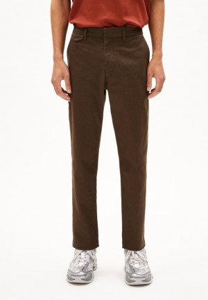 ARMEDANGELS ALVAARO PREMIUM Chino Pants made of Organic Cotton Mix Earth | IHXB-14072