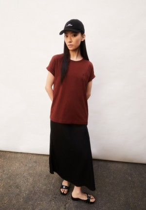 ARMEDANGELS IDAARA T-Shirt Loose Fit made of Organic Cotton Dunkel | BKNT-13506