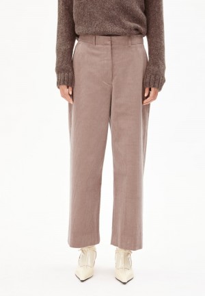 ARMEDANGELS JAALMA CORDUROY Woven Pants made of Organic Cotton Mix Cinnamon Dust | DCZK-06342