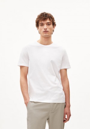 ARMEDANGELS JAAMES T-Shirt Regular Fit made of Organic Cotton Weiß | WQFL-96702