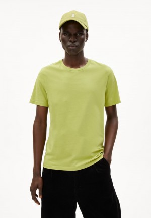 ARMEDANGELS JAAMES T-Shirt Regular Fit made of Organic Cotton New Moss | SPOQ-60234