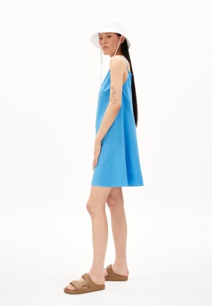 ARMEDANGELS KARISSAA LINO Woven Dress Regular Fit made of Linen-Mix Blueniverse | EPOL-37402