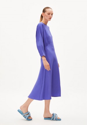 ARMEDANGELS MAARLENA Woven Dress Regular Fit made of TENCEL™ Lyocell Vibrant Violet | IEKD-45137