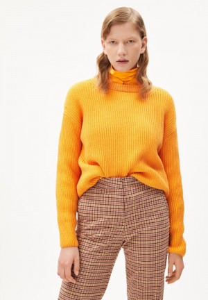 ARMEDANGELS NAARUKO Sweater Oversized Fit made of Organic Cotton Mix Sunset | RCXQ-08156