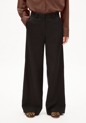 ARMEDANGELS NAGASSAA Woven Pants made of TENCEL™ Lyocell Mix Schwarz | RGCV-34289