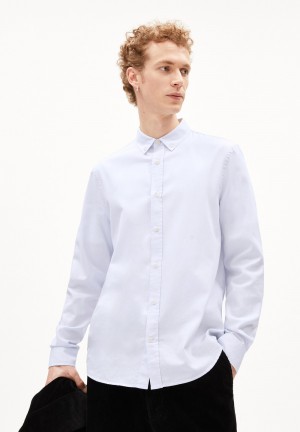 ARMEDANGELS QUAASA Shirt Regular Fit made of Organic Cotton Morning Sky | PVTC-06249