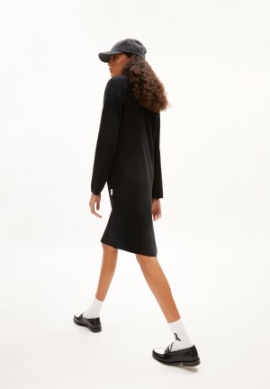 ARMEDANGELS ROSANNIAAS Knit Dress Relaxed Fit made of Organic Cotton Schwarz | OKEI-20538