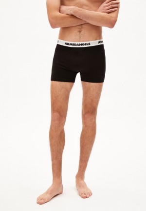 ARMEDANGELS RYAANO Boxer made of Organic Cotton Mix Schwarz | CKXS-95347