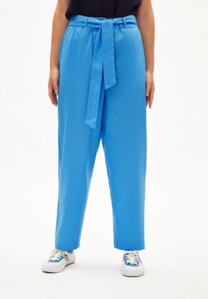 ARMEDANGELS SAAMERA Woven Pants Relaxed Fit made of TENCEL™ Lyocell Blueniverse | PZIR-69720