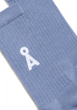 ARMEDANGELS SAAMUS BOLD Socks made of Organic Cotton Mix Blau | APYM-75629