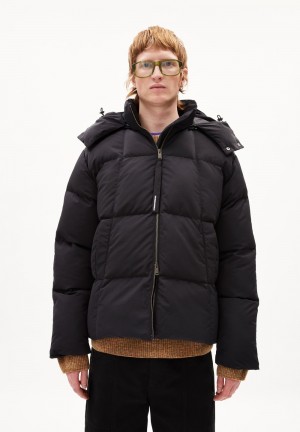 ARMEDANGELS VILSAAND Parka Relaxed Fit made of Polyamid Mix (recycled) Schwarz | OUGB-19326