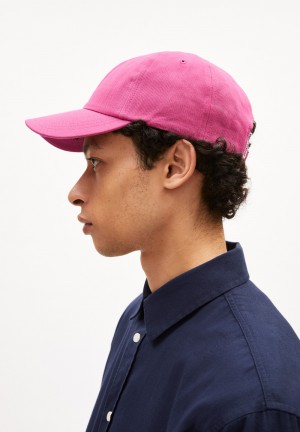 ARMEDANGELS YENAAS BOLD Cap made of Organic Cotton Crushed Berry | MVHZ-39854