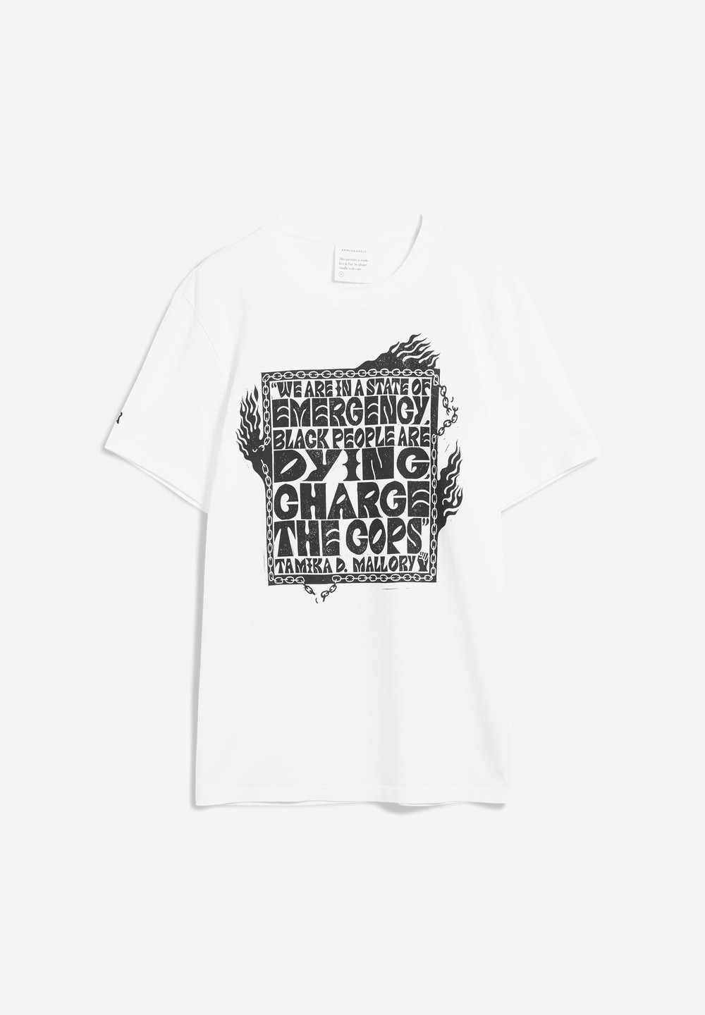 ARMEDANGELS AADO SOLIDARITY 02 T-Shirt made of organic cotton (mens fit) Weiß | ZOFM-21467