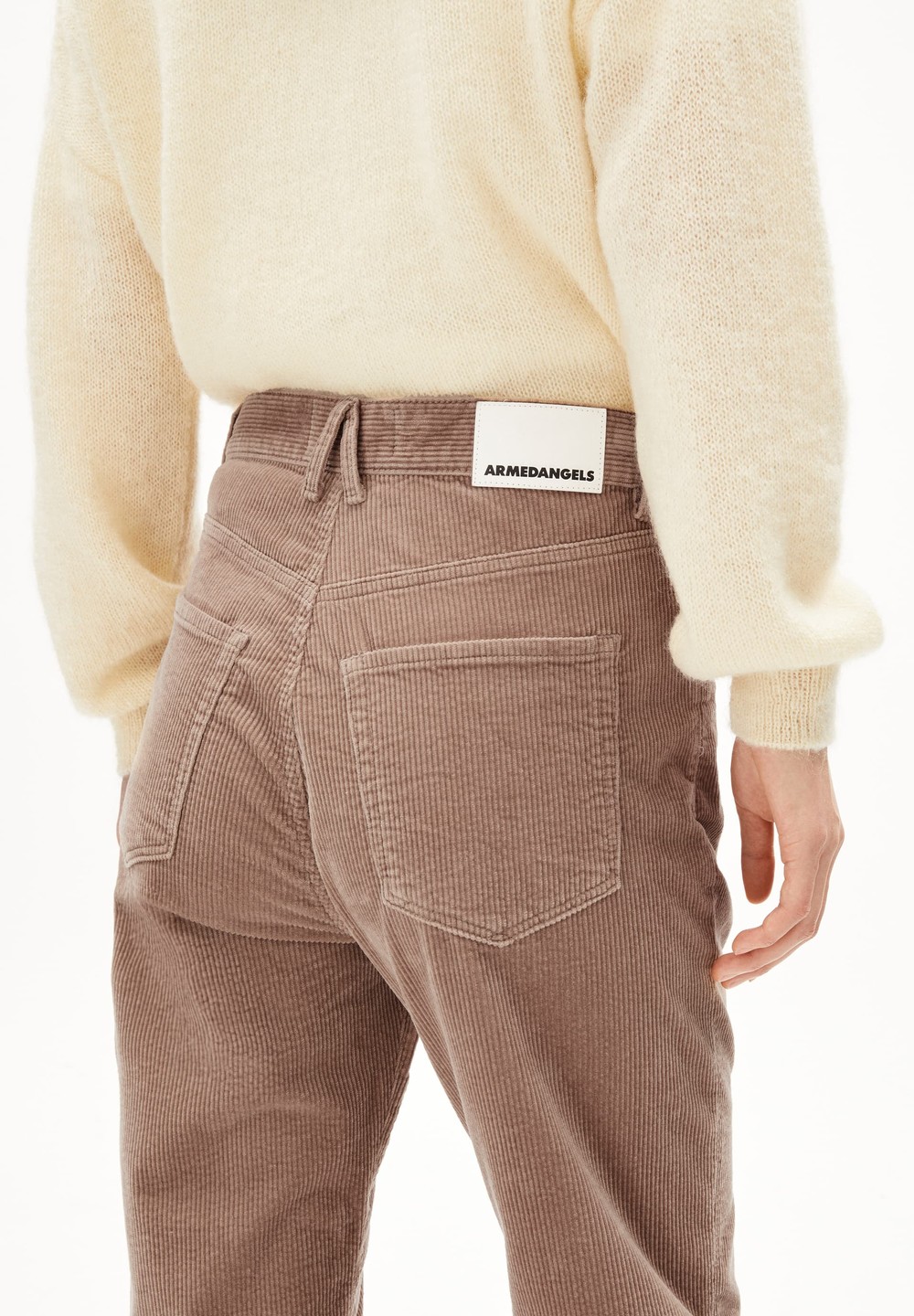 ARMEDANGELS AAIKALA CORDUROY Woven Pants made of Organic Cotton Mix Cinnamon Dust | SFDL-31724