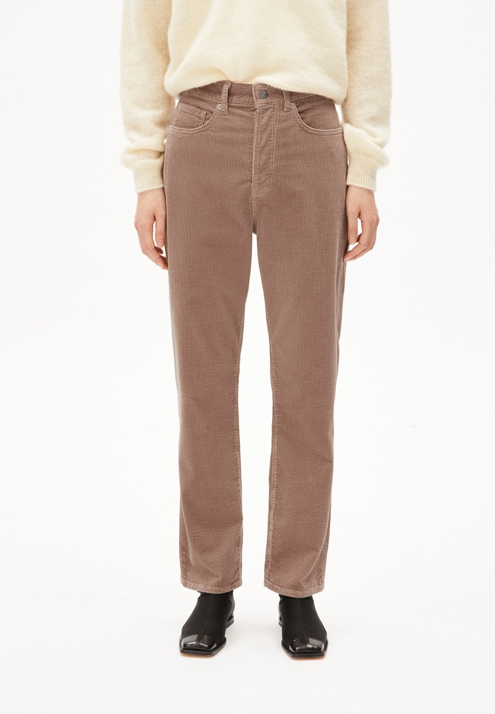 ARMEDANGELS AAIKALA CORDUROY Woven Pants made of Organic Cotton Mix Cinnamon Dust | SFDL-31724