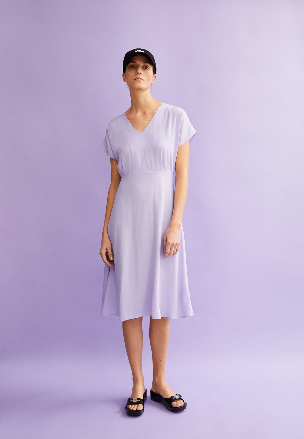 ARMEDANGELS AALBINE Woven Dress Regular Fit made of TENCEL™ Lyocell Mix Lavendel Hell | BXFP-40813