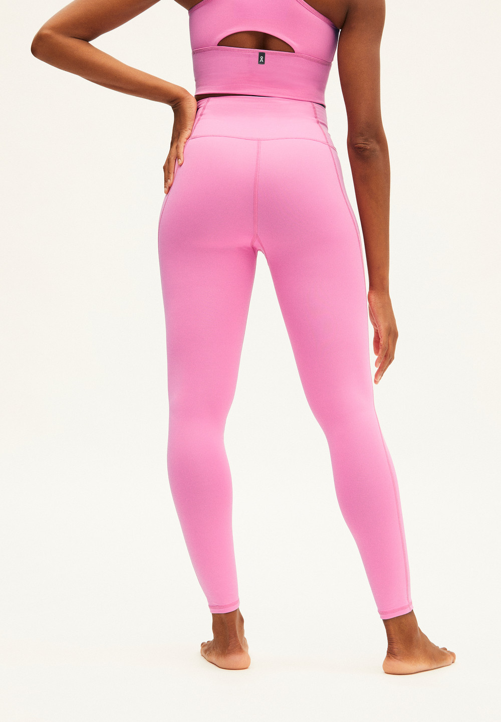 ARMEDANGELS AASANA LI Activewear Leggings made of Polyamide Mix (recycled) Raspberry Pink-bright Lime | NVIF-38492