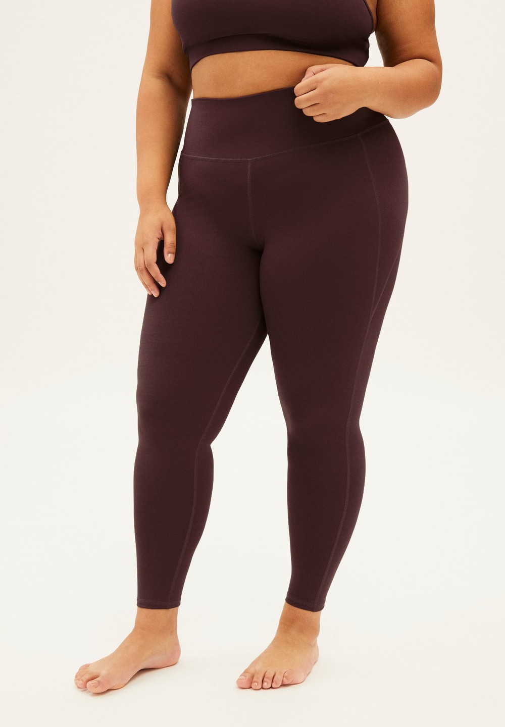 ARMEDANGELS AASANA LI Activewear Leggings made of Polyamide Mix (recycled) Fudge | EVOK-40928