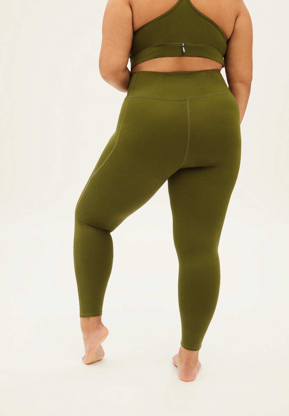 ARMEDANGELS AASANA LI Activewear Leggings made of Polyamide Mix (recycled) Avocado | CULD-91385