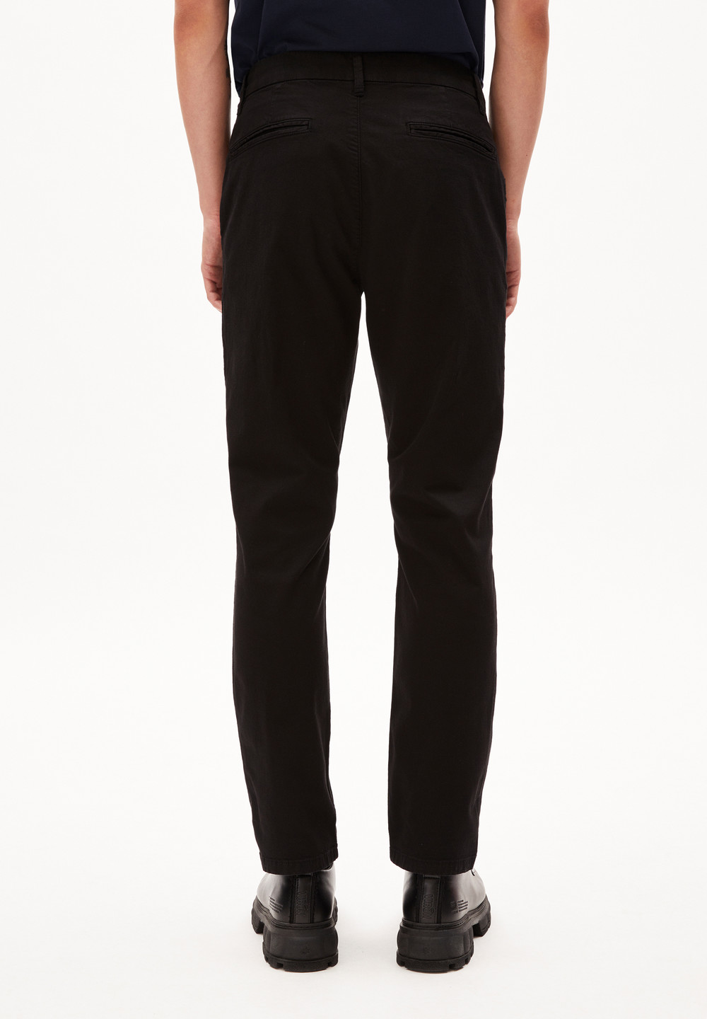 ARMEDANGELS AATHAN Chino Pants made of Organic Cotton Mix Schwarz | WPLN-92075