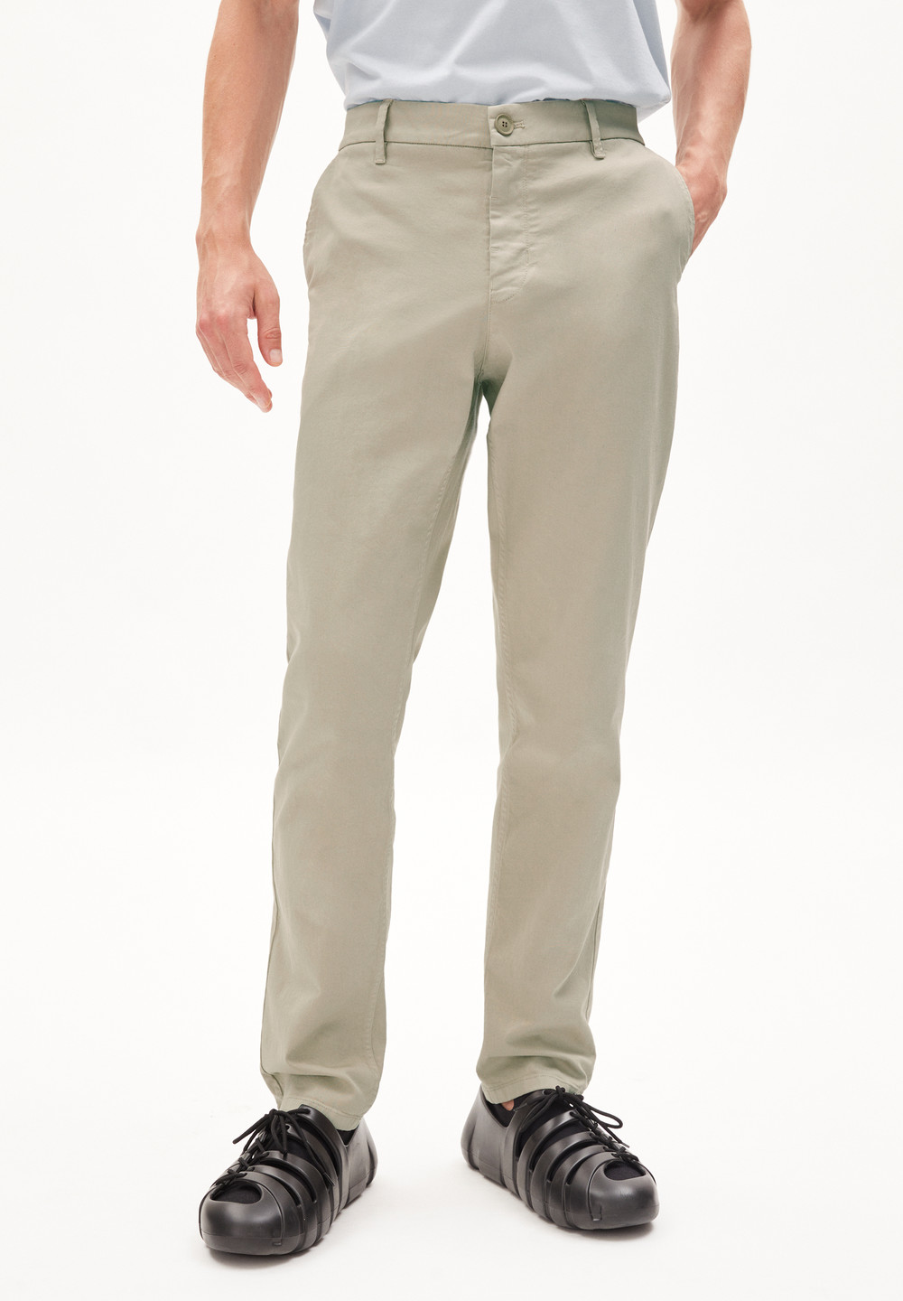 ARMEDANGELS AATHAN Chino Pants made of Organic Cotton Mix Sand Stone | XIRY-58017