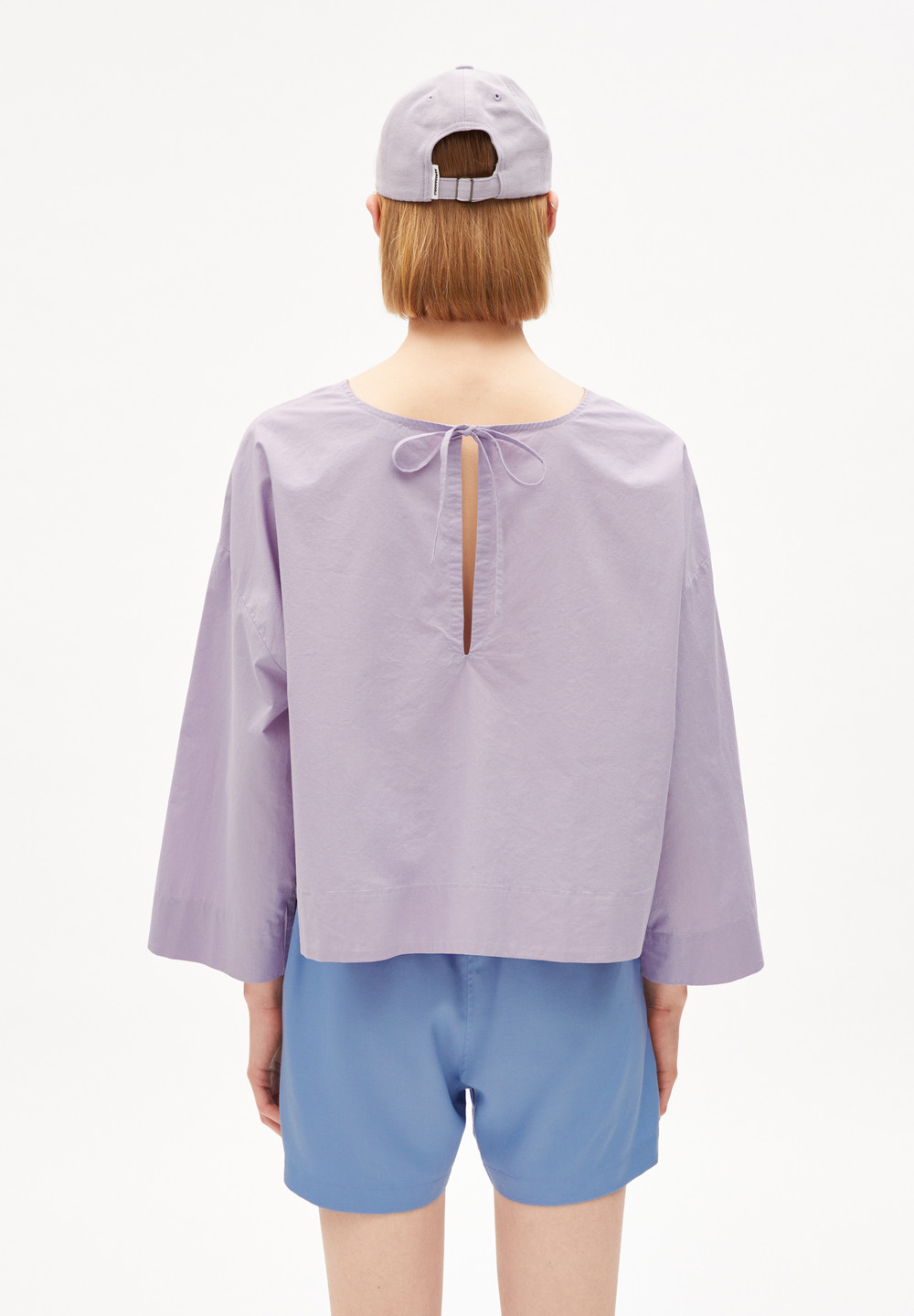 ARMEDANGELS AGDAA Blouse made of Organic Cotton Lila | KWBU-51374