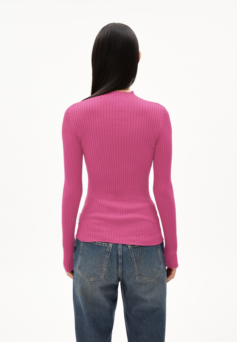 ARMEDANGELS ALAANIA Sweater Slim Fit made of Organic Cotton Crushed Berry | NMPB-60329