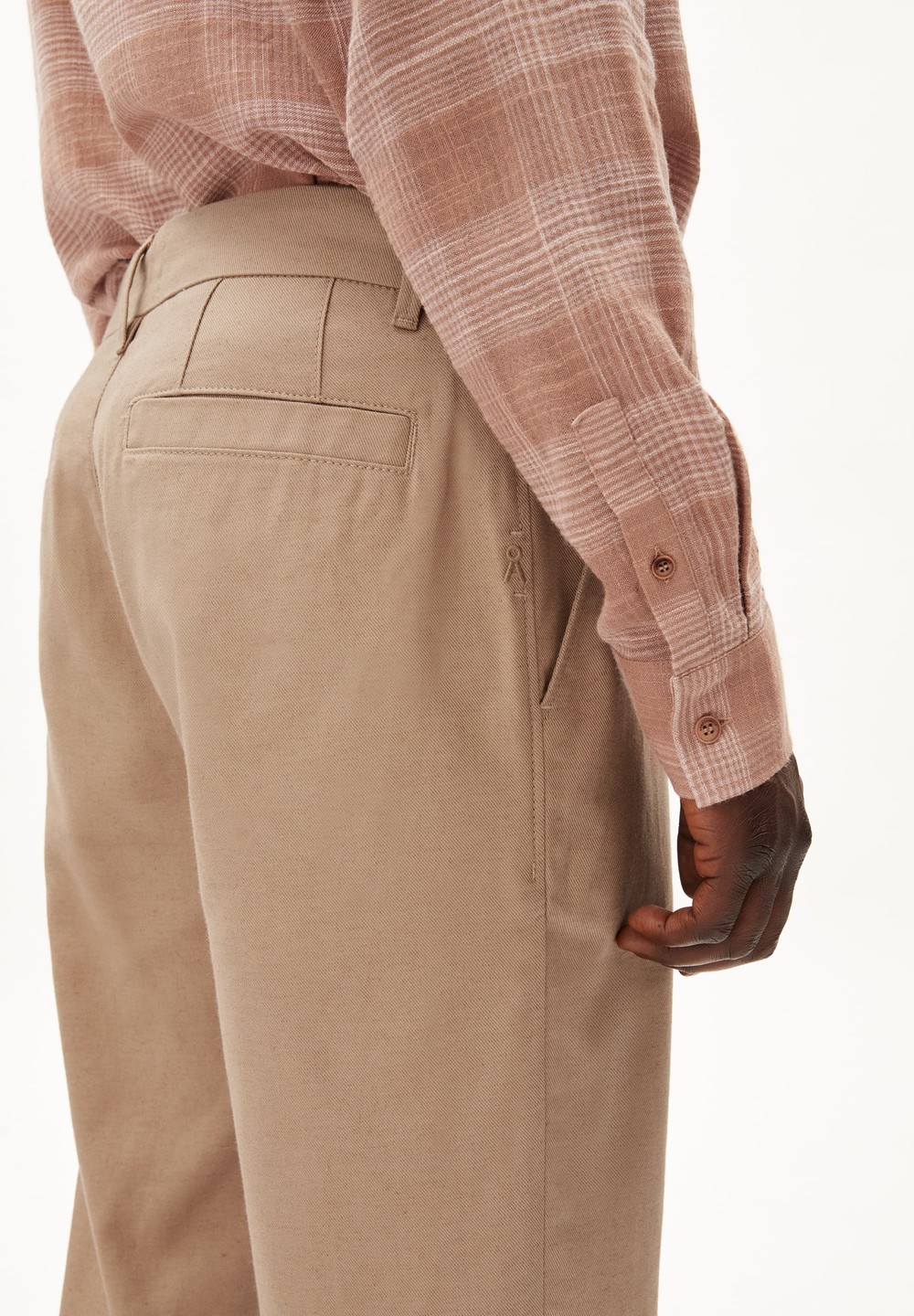 ARMEDANGELS ALVAARO LINEN Chino Pants made of Linen-Mix Cinnamon Dust | QNYC-78293