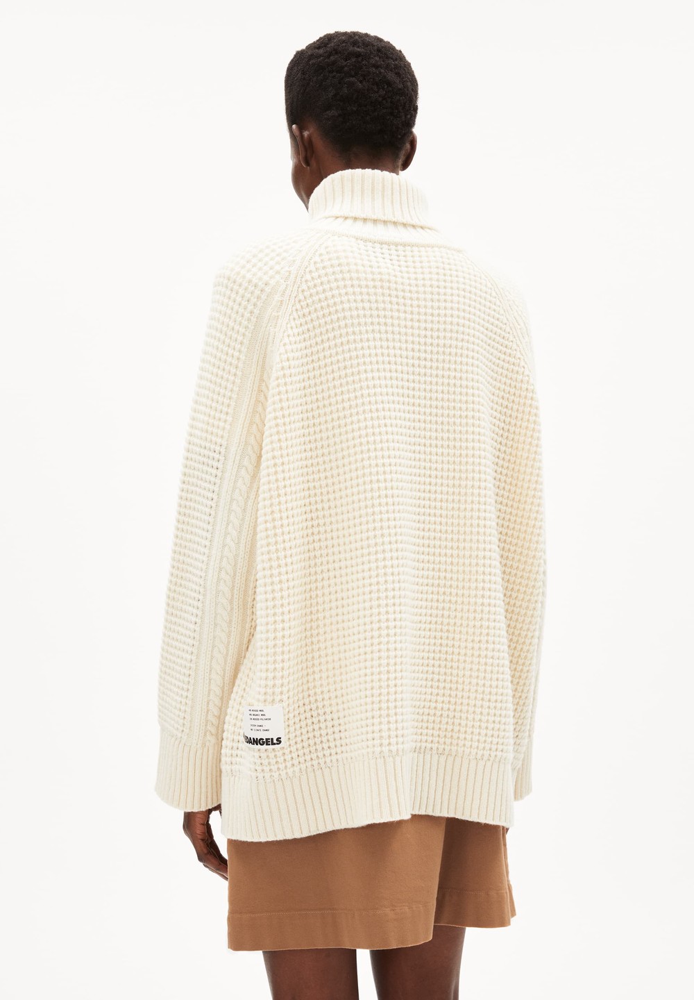 ARMEDANGELS AMALAA Sweater Oversized Fit made of Organic Wool Mix (recycled) Oatmilk | CMZL-38160