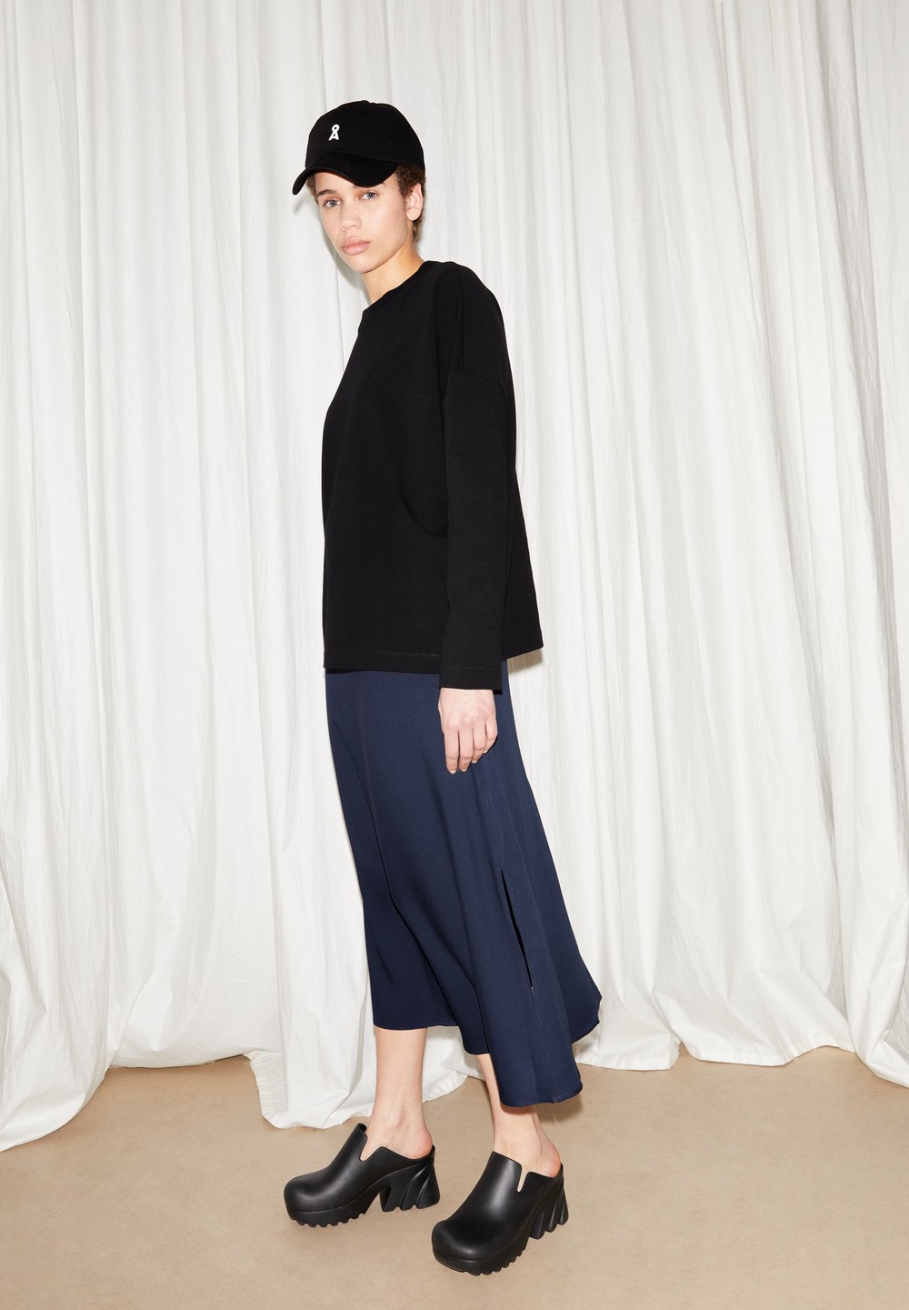 ARMEDANGELS ARAACE Woven Skirt Regular Fit made of TENCEL™ Lyocell Night Sky | HLWO-02386