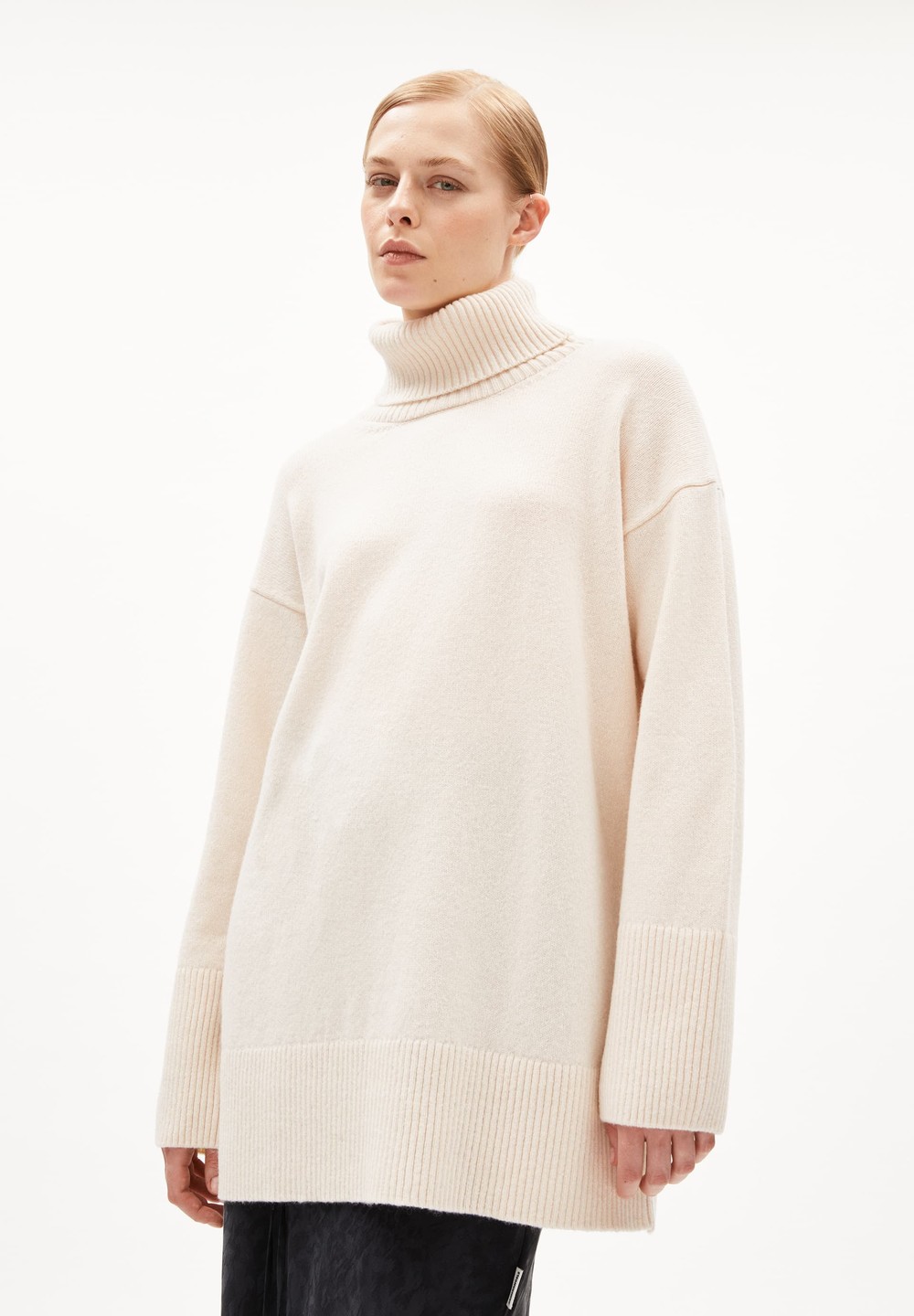 ARMEDANGELS ARDIAA ROLLNECK Sweater Loose Fit made of Organic Wool Mix Oatmilk | BSTL-93726