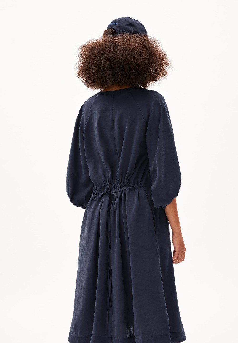 ARMEDANGELS ATESSAA Woven Dress Loose Fit made of TENCEL™ Modal Mix Night Sky | KVMY-24160