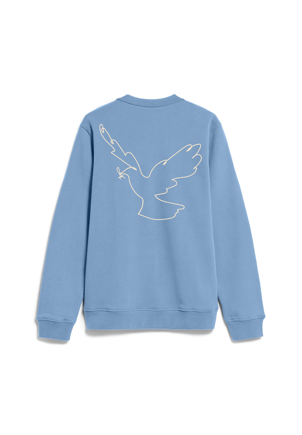 ARMEDANGELS BAARO NESTLING Sweatshirt Regular Fit made of Organic Cotton Mix Blau | CYHL-06983