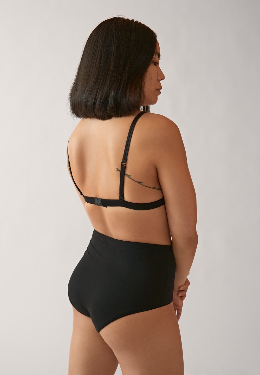 ARMEDANGELS BIRTAA High Waist Slip made of TENCEL™ Modal Mix Schwarz | OMEX-13490