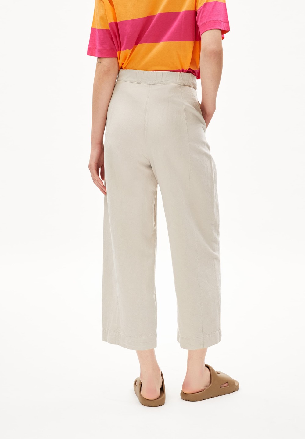 ARMEDANGELS CARUNAA LINO Woven Pants Regular Fit made of Linen-Mix Hell | IQCW-97526