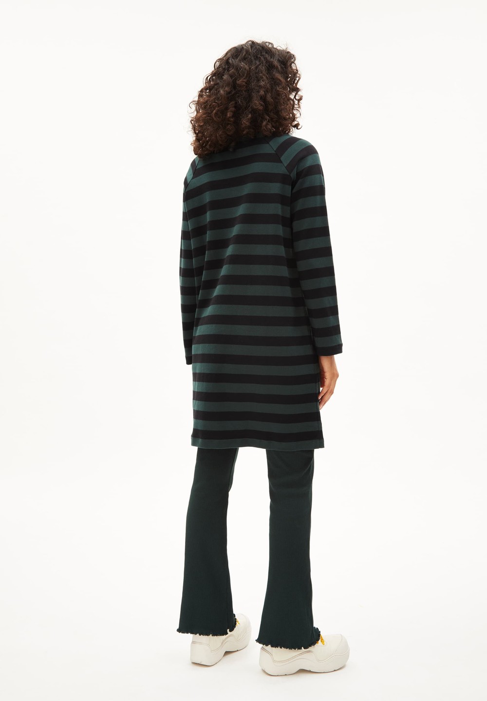 ARMEDANGELS DANIKAA STRIPE Jersey Dress Loose Fit aus Bio-Baumwolle Dunkel | PBMI-30284