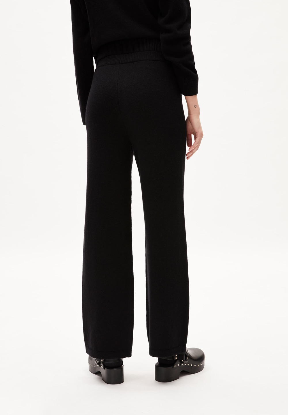 ARMEDANGELS DANILAA REGLANA Knit Pants made of Organic Wool Mix Schwarz | VXHJ-76934