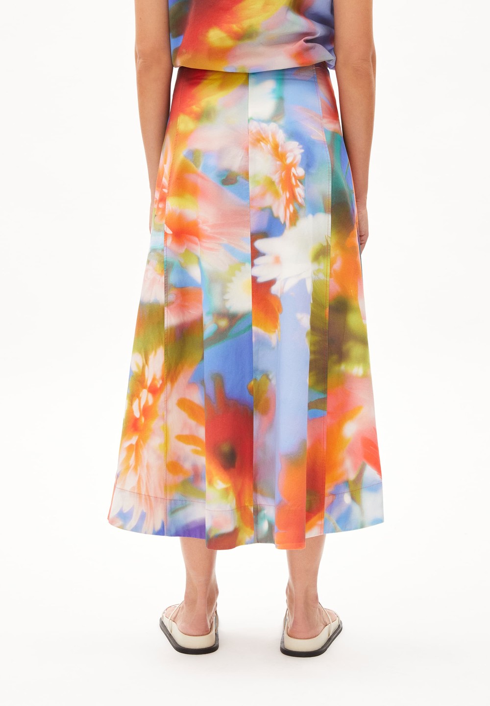 ARMEDANGELS DELIAA NOSTALGIAA Woven Skirt Regular Fit made of Organic Cotton Rot | JMQB-01465