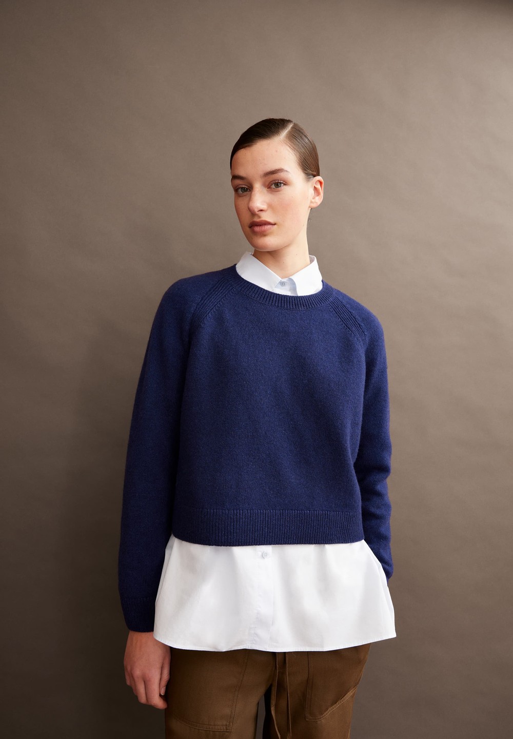 ARMEDANGELS DILIRIAA REGLANA Sweater Loose Fit made of Organic Wool Mix Tiefesblau | RBZD-70321