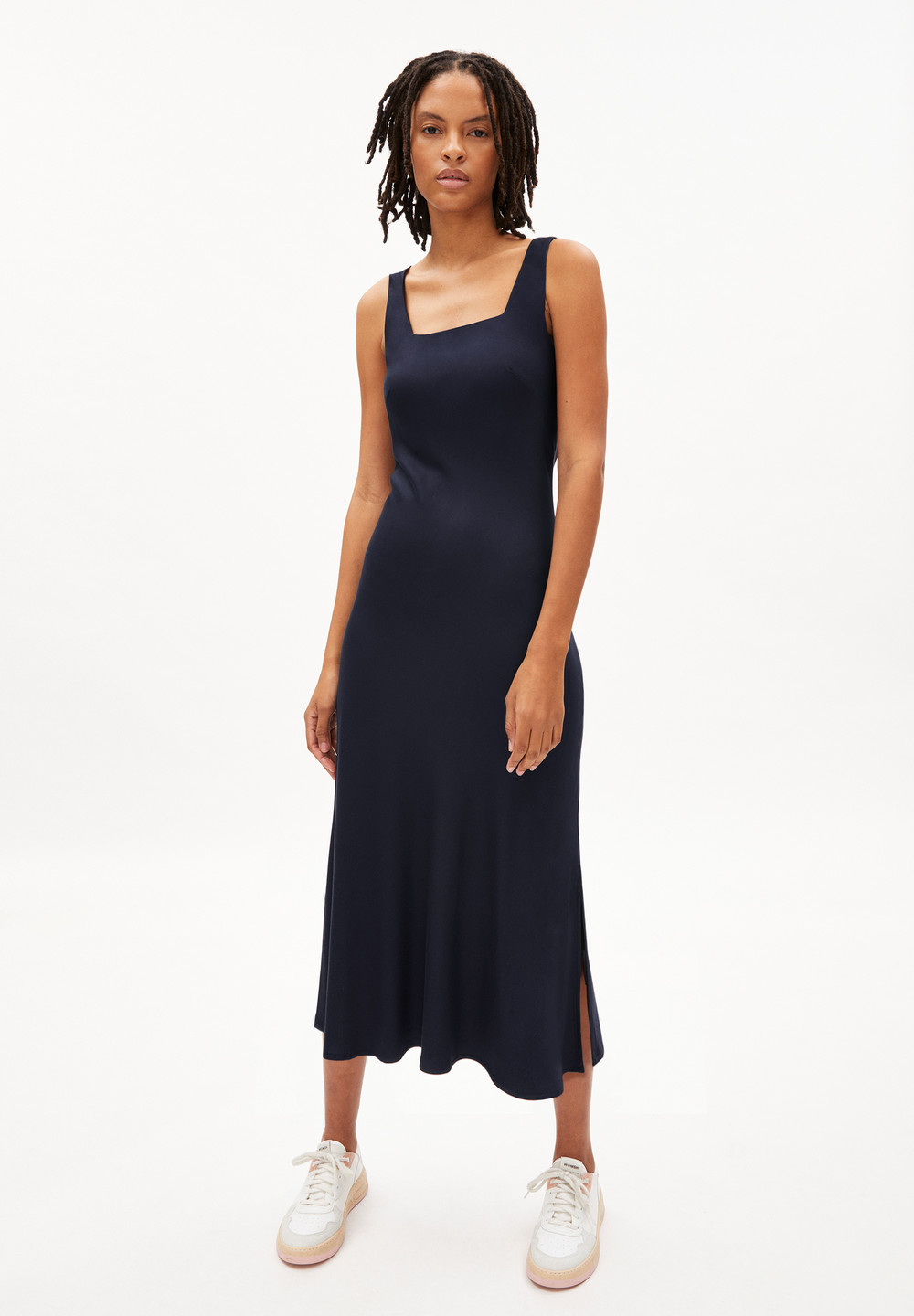 ARMEDANGELS ELIDIAA Woven Dress made of LENZING™ ECOVERO™ Viscose Night Sky | CODX-26985