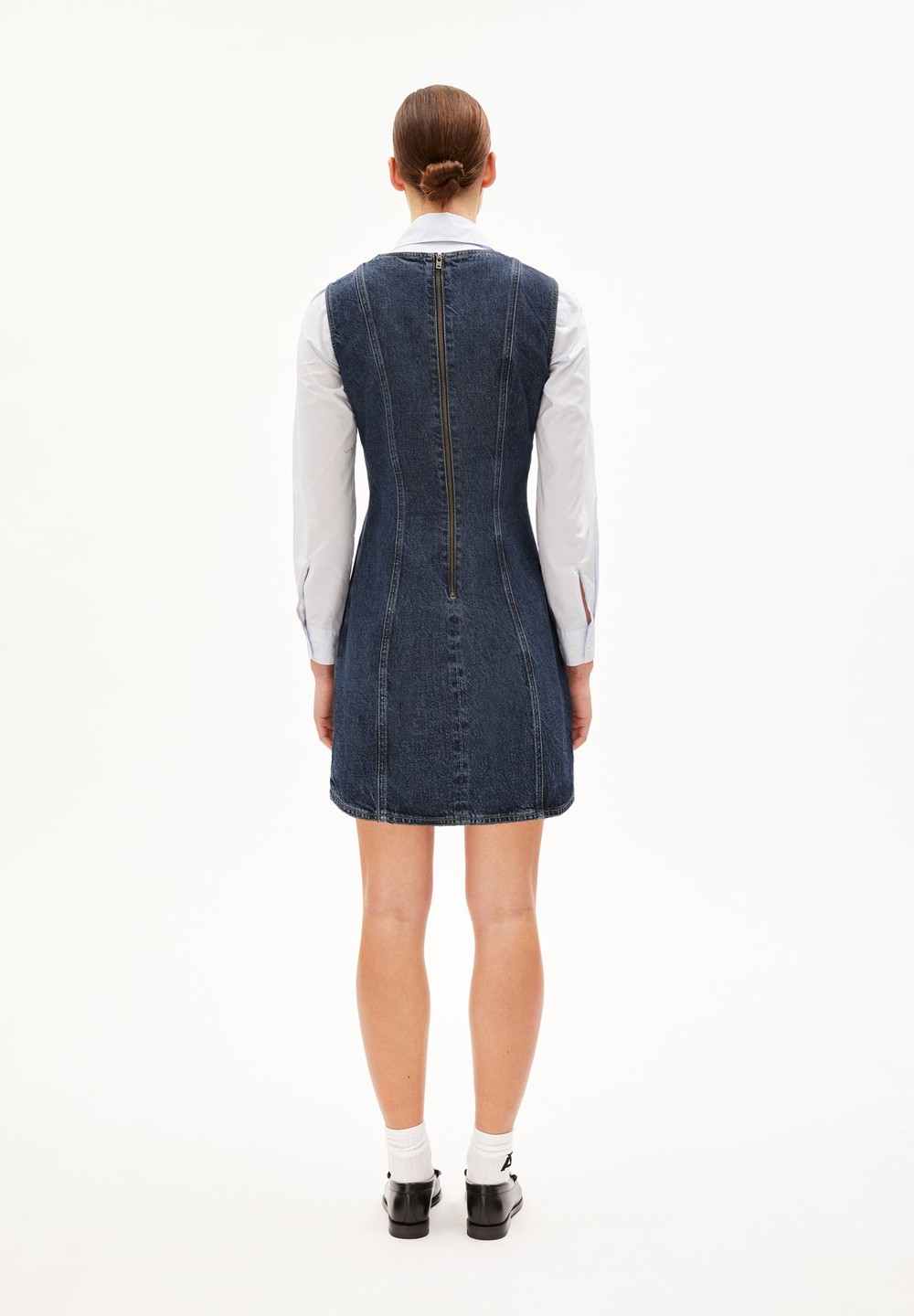 ARMEDANGELS ENUYAA Denim Dress Regular Fit made of TENCEL™ Lyocell Mix Blau | SBRK-30615