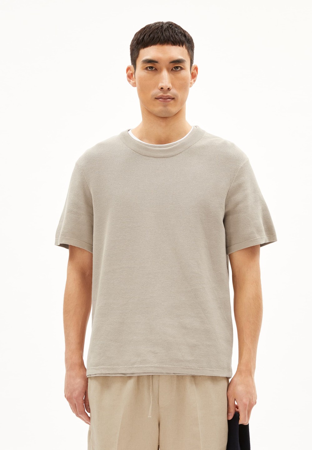 ARMEDANGELS ERWAAN T-Shirt Relaxed Fit made of Organic Cotton Sand Stone | HICR-59041