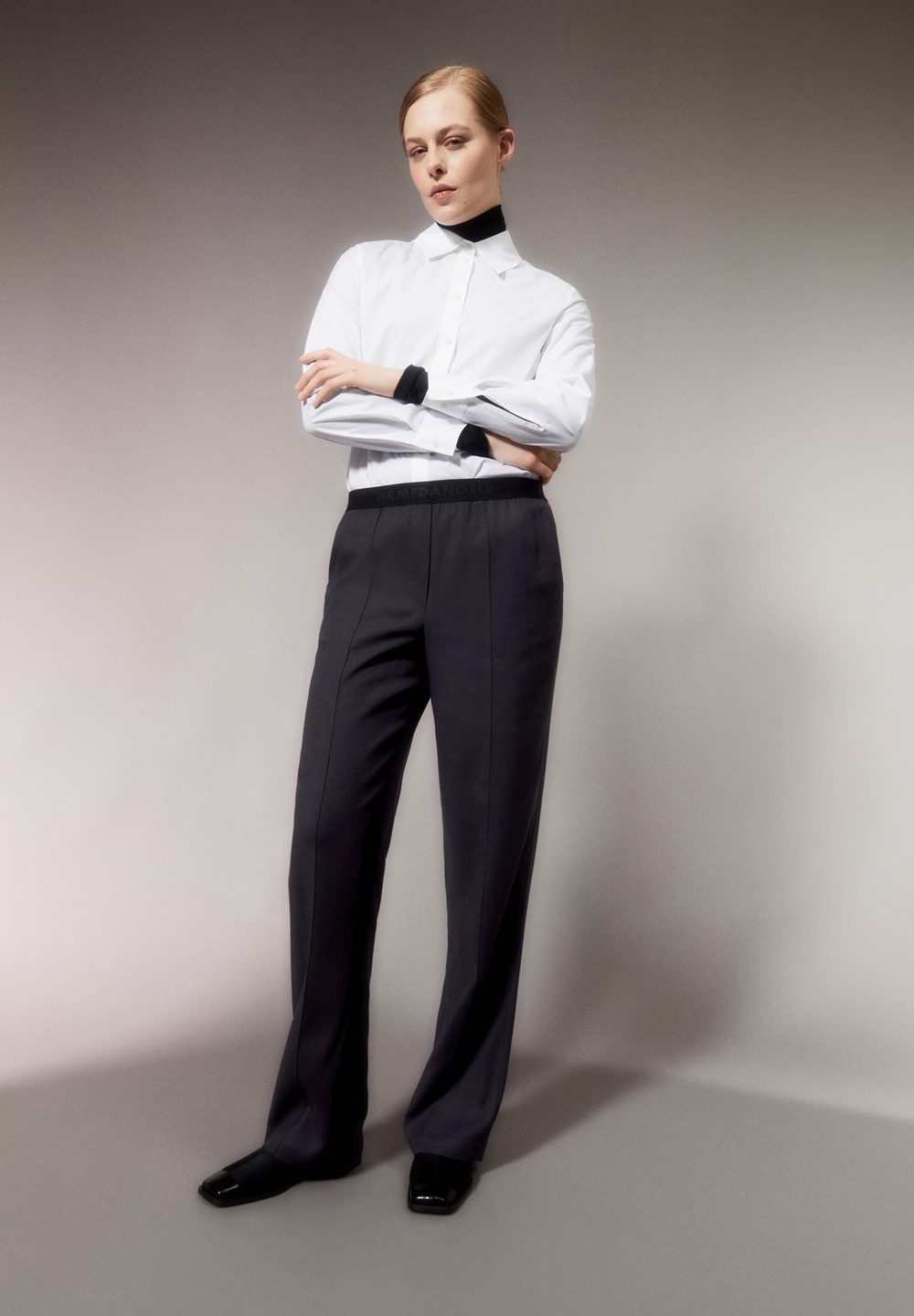 ARMEDANGELS FENRAA Woven Pants made of LENZING™ ECOVERO™ Viscose Mix Dunkel | ZXFC-09615